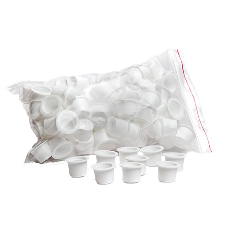 200 Godets à Encre Silicone Transparents - Kit De Godets Réutilisables Pour Pigments, Tatouage, Art
